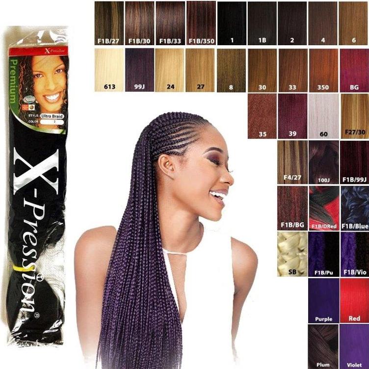 X-pression Premium Original Ultra Braid Braids Color 4