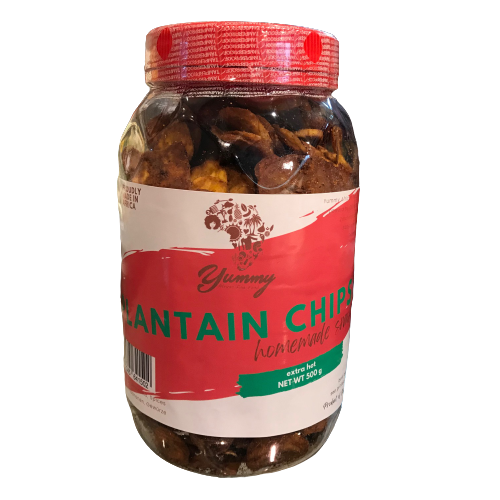 Yummy Plantain Chips Spicy 500g